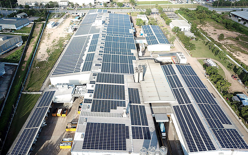 Grand opening of the SIG solar roof in Rayong